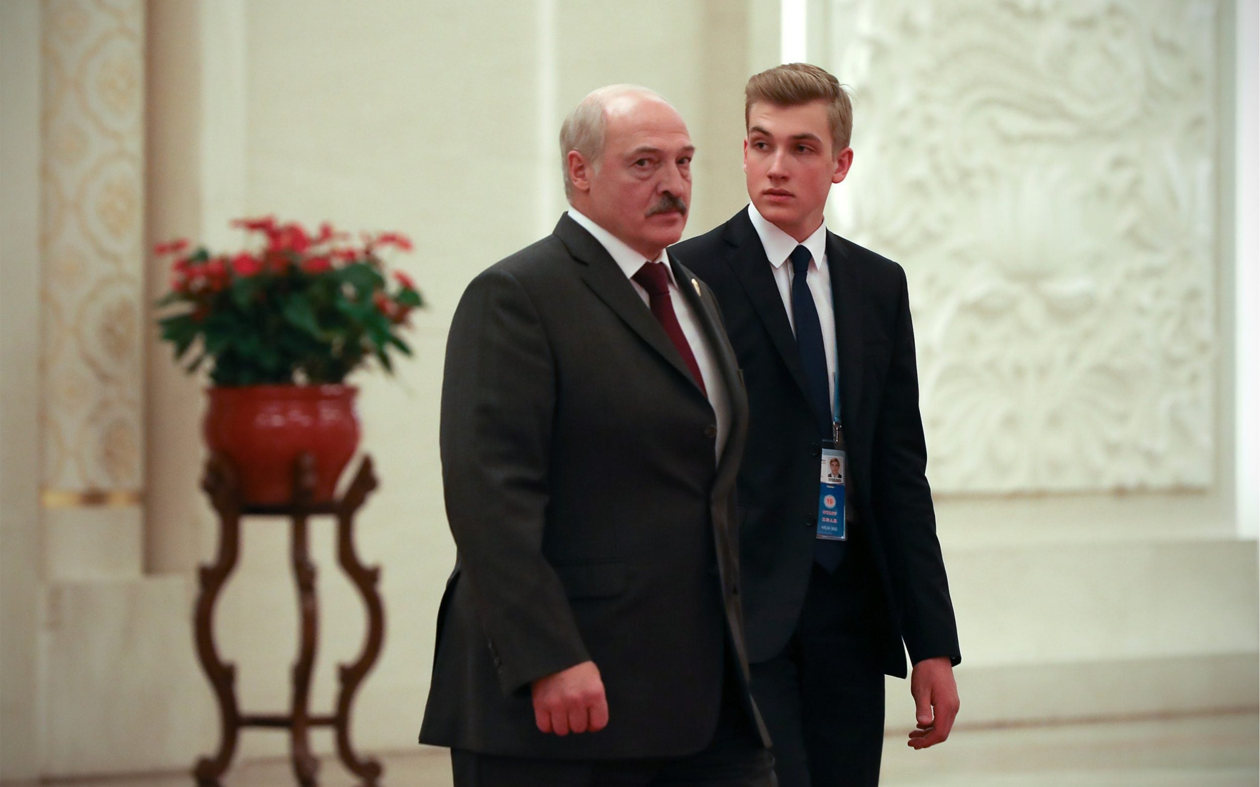 Alexander Lukashenko brings his 16-year-old son onto frontline as protests  endanger succession plans