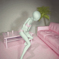 alien art GIF by Pastelae