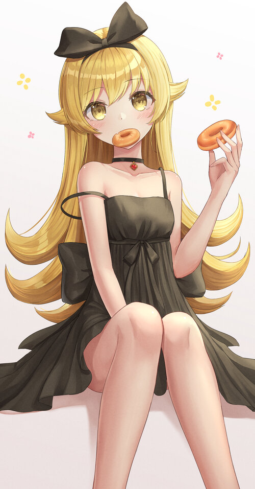   oshino shinobu monogatari and 1 more drawn by seungju lee  7341636fffe8b3f9f2cfb01cd99f1423