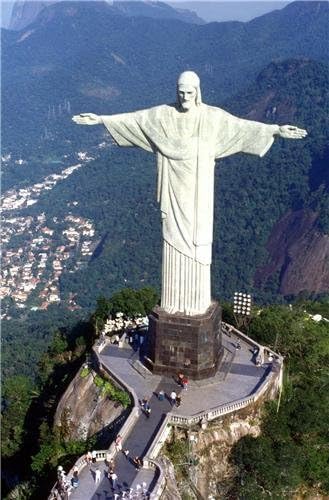 Image result for jesus statue in brazil