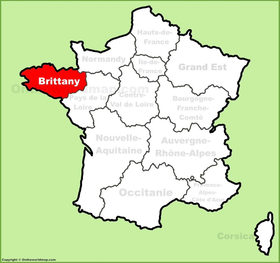 Brittany Maps | France | Maps of Brittany (Bretagne)