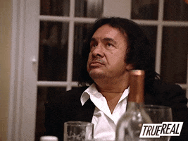 Gene Simmons Eye Roll GIF by TrueReal
