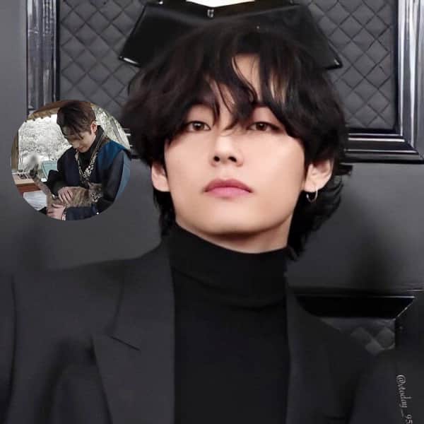 BTS: After Jungkook, now ARMY stan V aka Kim Taehyung petting a cat; shares  memes around Yeotan – view tweets and watch video