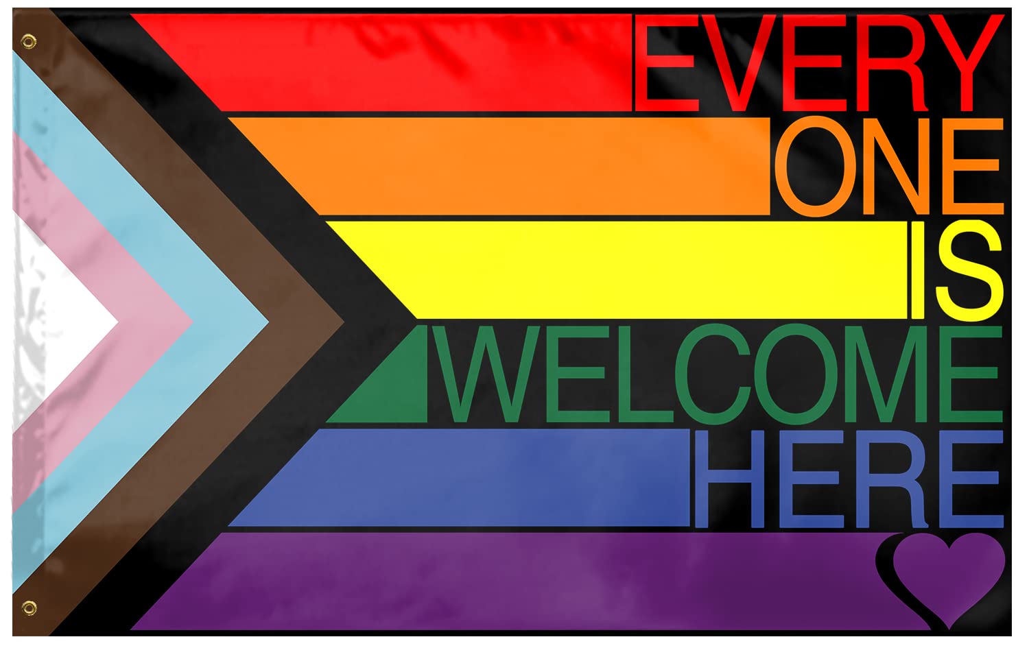 Amazon.com : Progress Pride Flag 3x5 Foot LGBTQ Rainbow Lesbian Gay  Bisexual Trans Flags with Brass Grommets for Outside Yard Outdoor Lawn :  Patio, ...