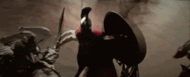 gifs cinema comics cine leonidas 300 Comic Books frank miller spartans  64hellboy •