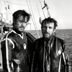 This contains an image of: Alain Delon on Instagram: “Les Aventuriers 🤿🎣🚣‍♀️ (The Last Adventure)  *I'm not the owner of the picture. The rights goes to the respective owner. #alaindelon #delon…”