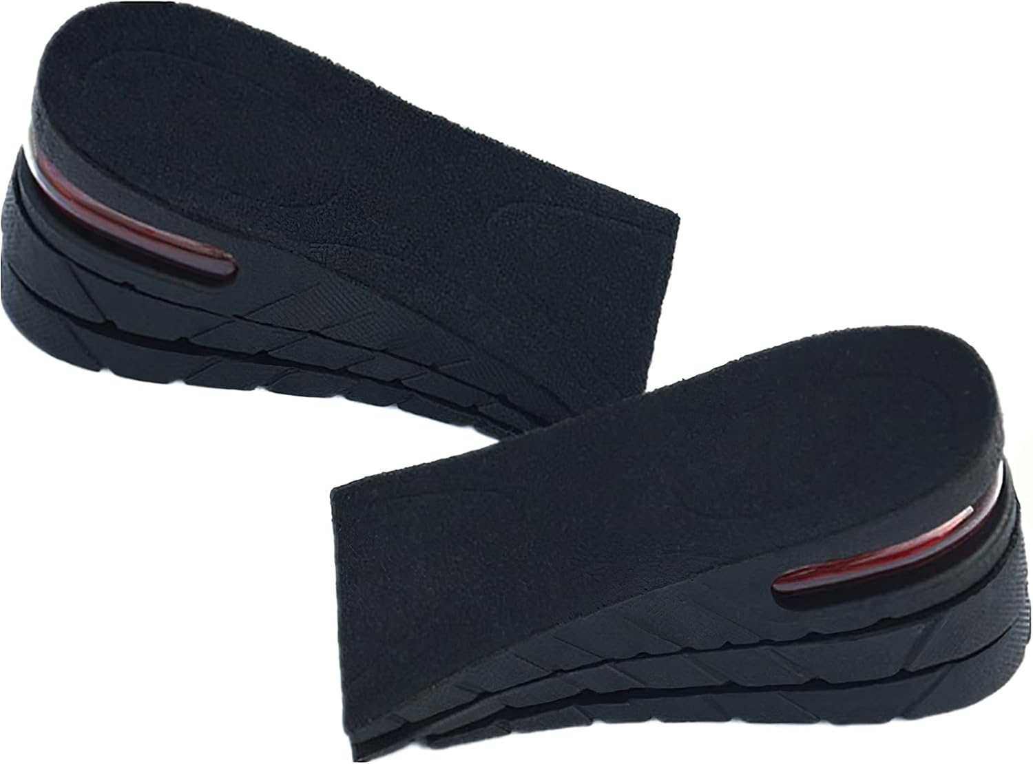 Height Increase Insoles 3-Layer Air up Shoe Lifts Elevator Shoes Insole -6  cm (2.4 inches) Heels Lift Inserts for Men and Women : Health & Household
