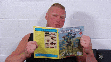 read brock lesnar GIF by WWE