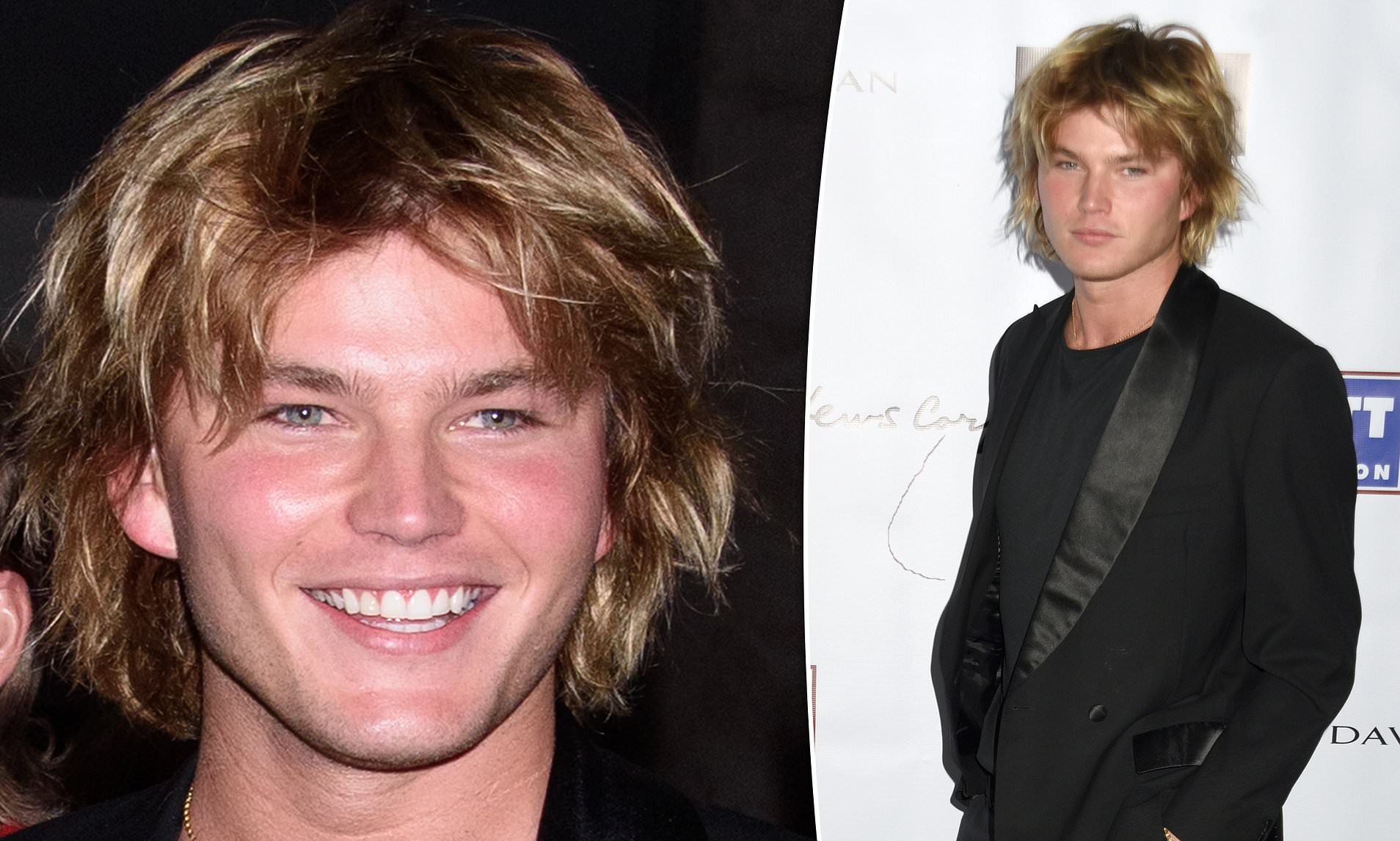 Jordan Barrett, 23, poses up a storm at New York charity event ...