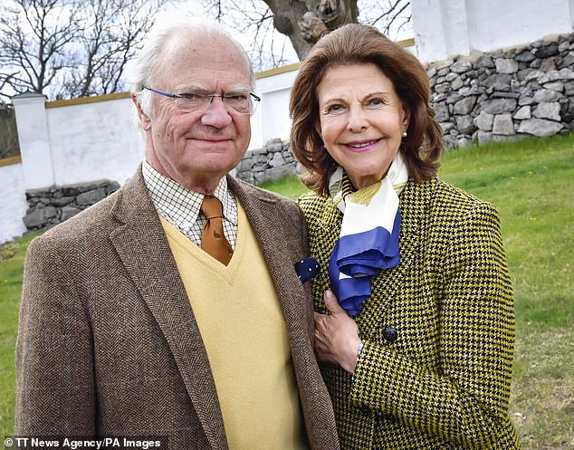 King Carl XVI Gustaf of Sweden shares sweet portraits with his wife Queen  Silvia | Daily Mail Online
