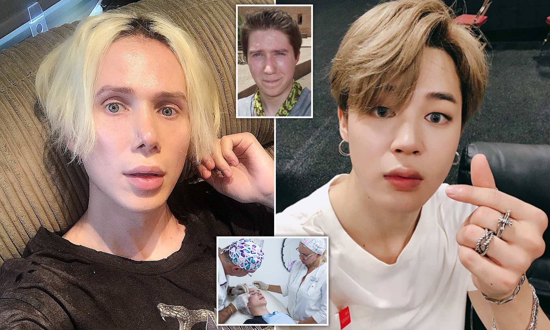 British man spends £75,000 to look like his Korean boyband idol | Daily  Mail Online