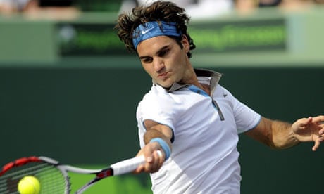 Gentleman Federer huffs and puffs to keep pace with young guns | Andy  Murray | The Guardian