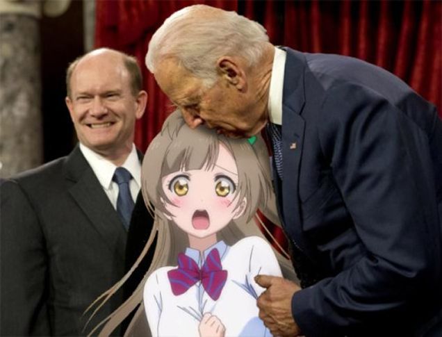 Joe Biden Gets Too Close To Anime Girls | Anime, Anime funny, Anime irl