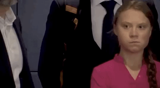 Greta Thunberg Trump Gif | Greta Thunberg Stares at Donald Trump | Know  Your Meme