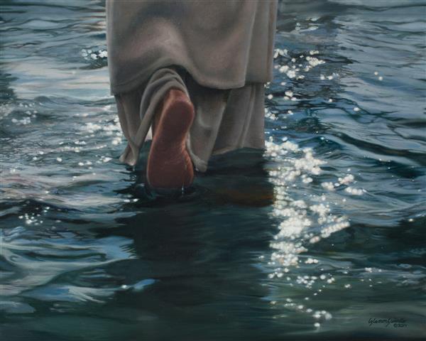 follow me by liz lemon swindle feet of jesus walking on water –  Havenlight.com