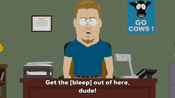 toss rage GIF by South Park 
