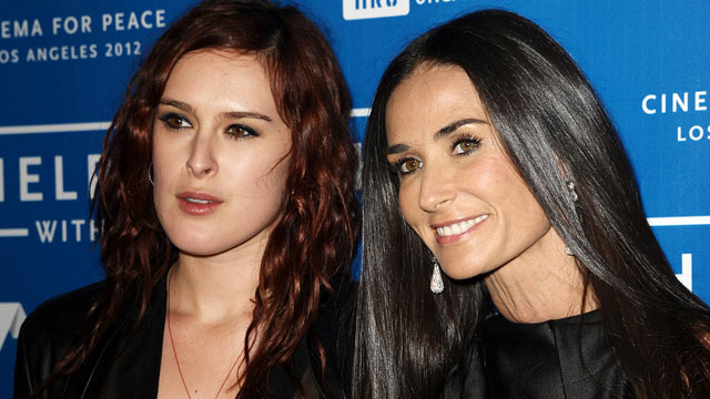 Resultado de imagen para demi moore and his daughter