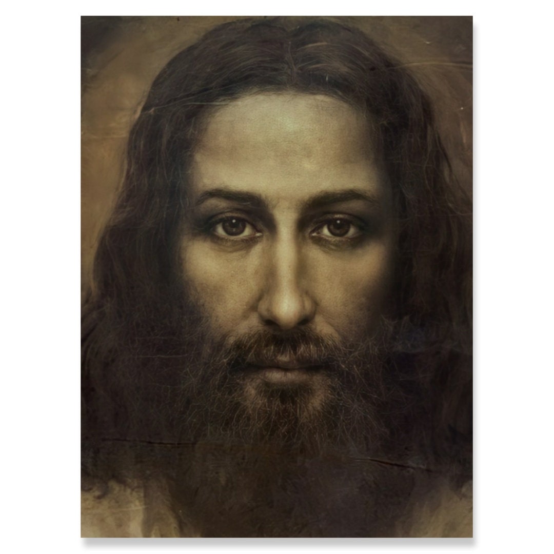 Jesus Christ Face Reconstructed From the Shroud of Turin - Etsy Norway