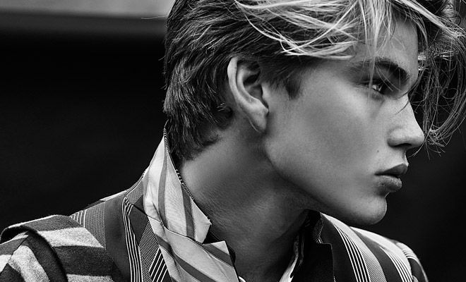 Jordan Barrett at IMG Models by Margaret Zhang | Jordan barrett, Blonde  guys, Jordans