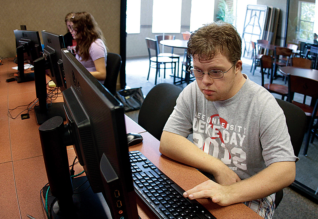 Corey Moore is first Down syndrome student to audit classes at Lee  University | Chattanooga Times Free Press