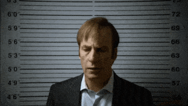 Saul Goodman Mugshot GIF