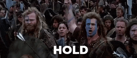Holding Mel Gibson GIF