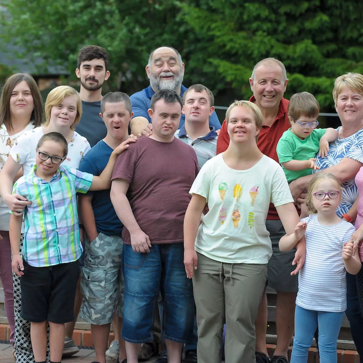 Family who have adopted NINE children with Down's Syndrome say condition  has made their lives richer - Mirror Online