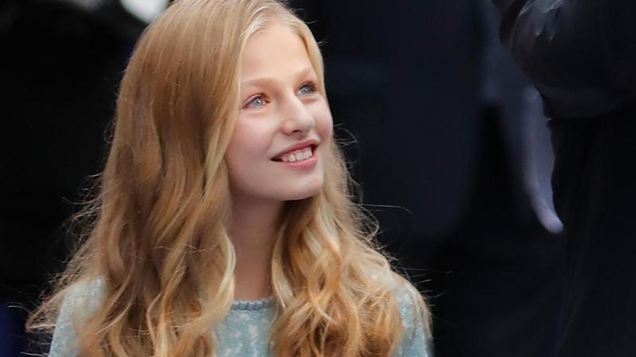 First speech in Asturias Blue: Princess Leonor enters the limelight -  Teller Report