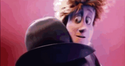 a cartoon character is wearing a top hat and looking at the camera