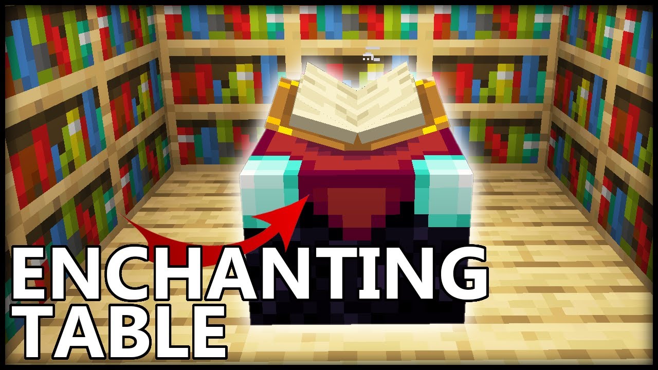 How To Use The ENCHANTING TABLE In Minecraft - YouTube