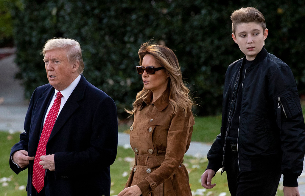 Barron Trump Soars in New Balance Above Donald + Melania: Mar-a-Lago –  Eurostars-eureka News