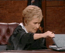 Judge Judy Reaction GIF - Find & Share on GIPHY