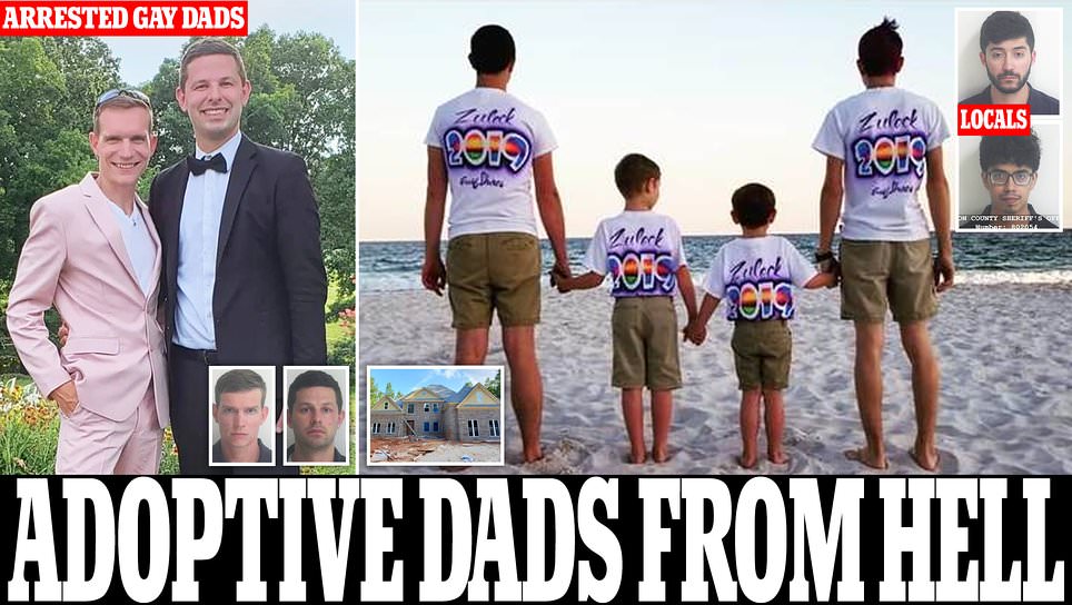 Gay Atlanta couple charged with raping adopted sons also 'pimped them out to other local