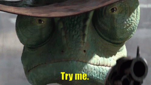 Rango Lizard GIF - Rango Lizard Try - Discover & Share GIFs