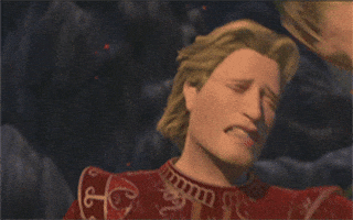prince charming hair flip GIF