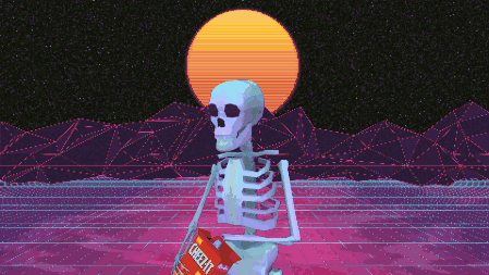 Retrowave / Synthwave / GIF | Boyfriend anniversary gifts, Kid cudi  wallpaper, Vaporwave aesthetic