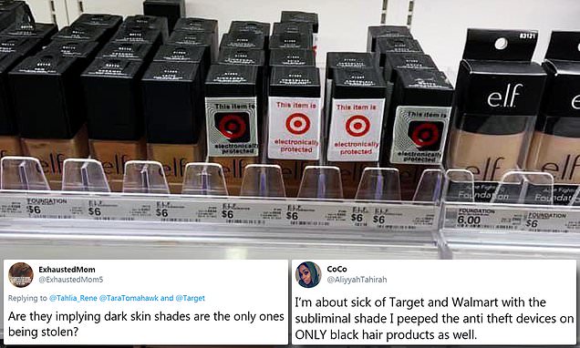 Angry Target shoppers say anti-theft stickers are only being placed on darker shades of