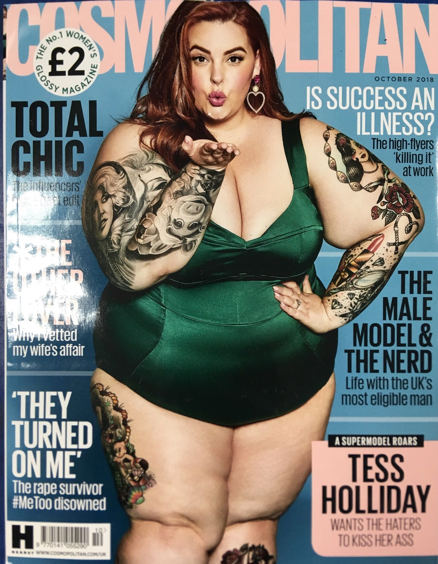 Cosmpolitan…Body Positivity…Tess Holliday…its all so hypocritical | by Adam  Berry — The Gym Starter | Medium