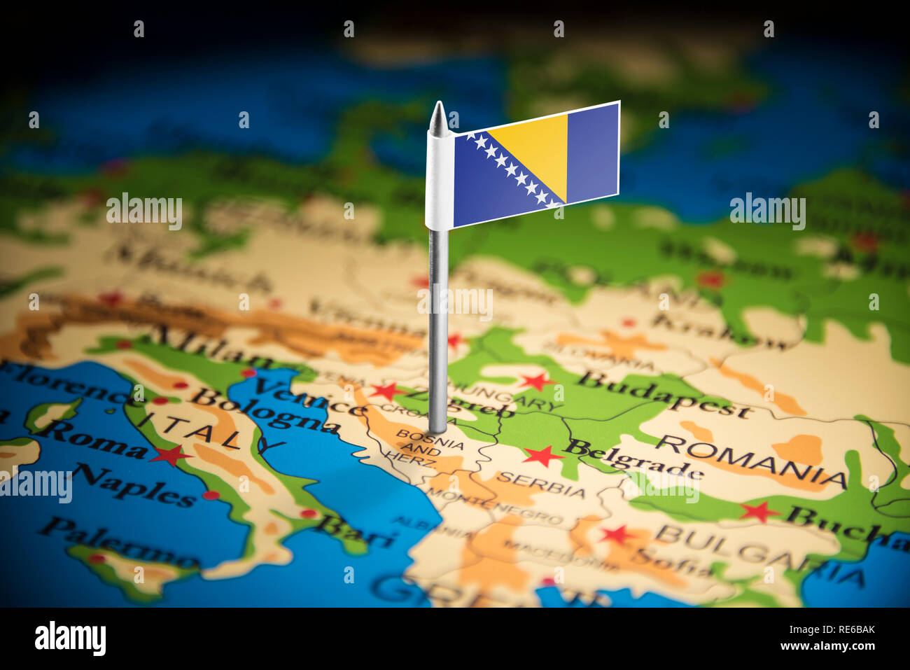 bosnia-and-herzegovina-marked-with-a-flag-on-the-map-RE6BAK.jpg