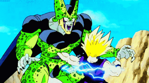 Gohan Vs Cell GIF - Gohan Vs Cell - Discover & Share GIFs