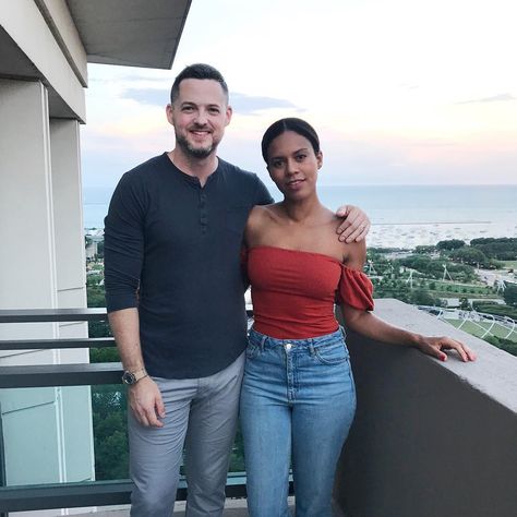 Beautiful interracial couple ready for a night out in Chicago #love #wmbw # bwwm #swirl #biracial #mixed … | Interracial couples, Black woman white man,  Cute couples