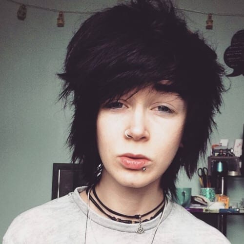 50 Modern Emo Hairstyles for Guys - Men Hairstyles World