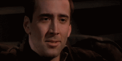 Image result for nicholas cage laugh gif