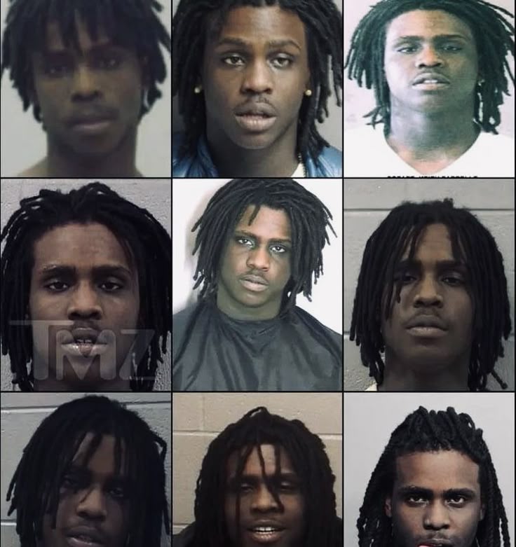 This may contain: nine men with dreadlocks are shown in this composite image