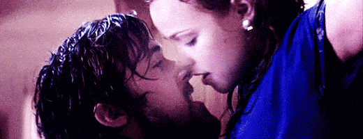 kissing french kiss GIF