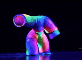 trippy stairs GIF