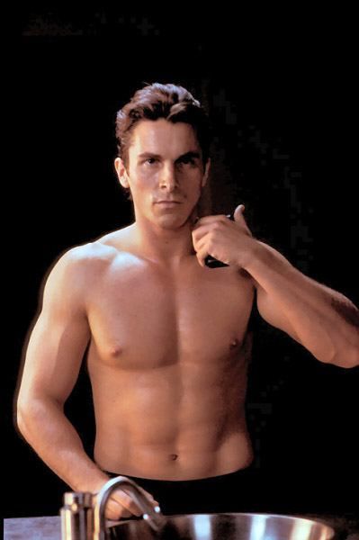 Image result for christian bale american psycho body