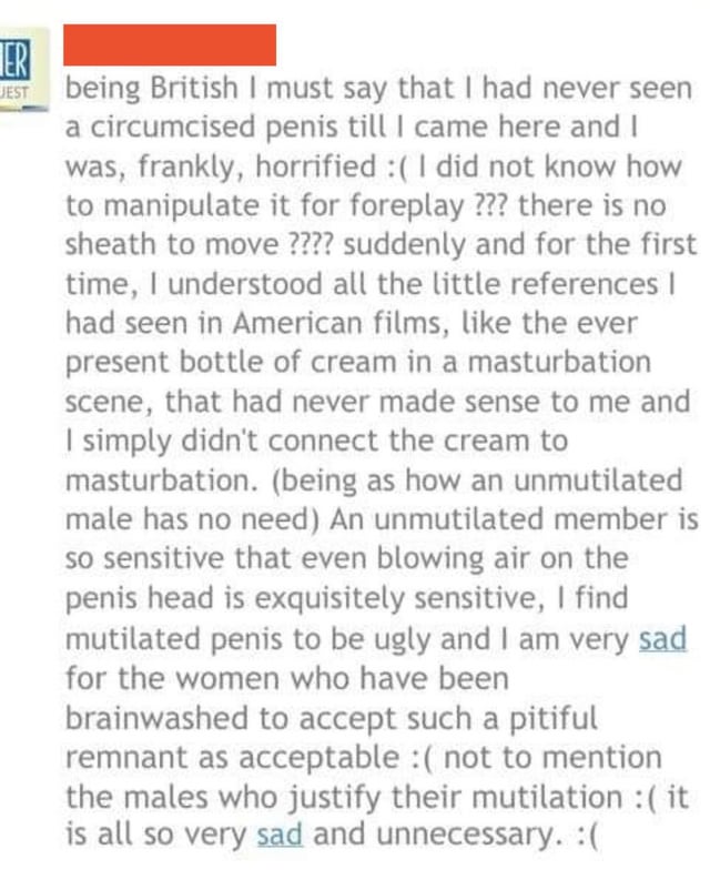 r/IncelsWithoutHate - “Women don’t care if your circumcised bro, Just be confident bro!”