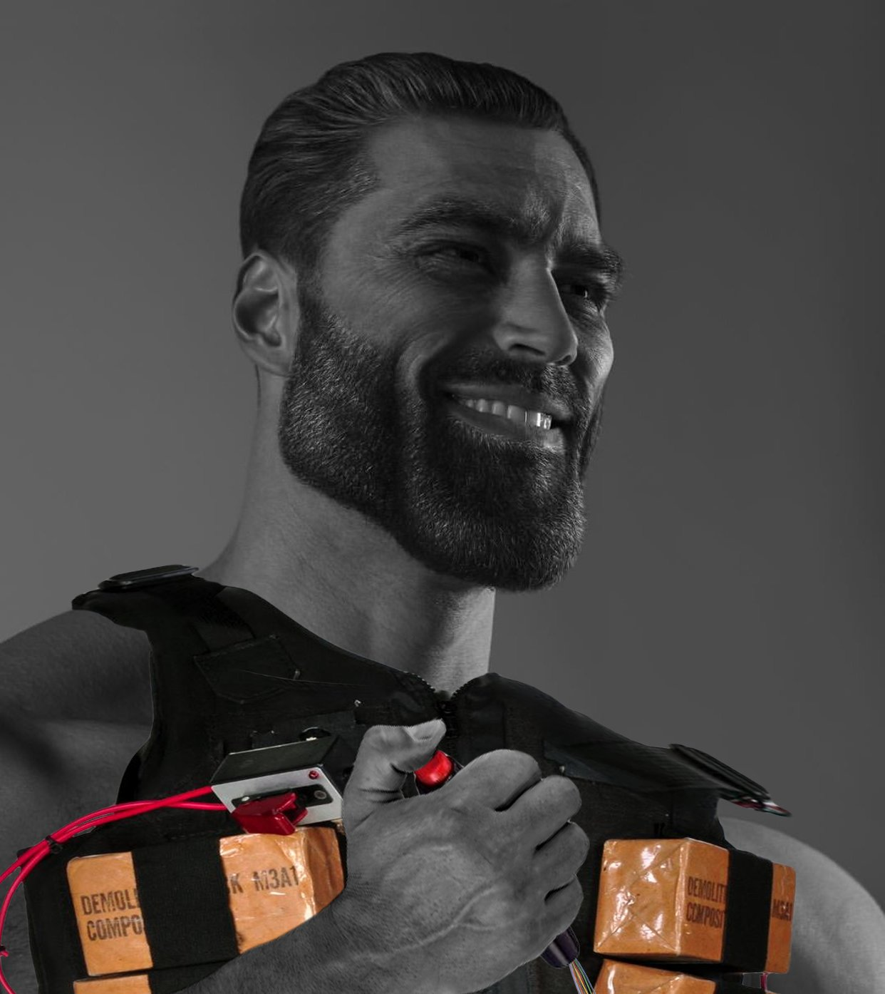 Suicide vest Gigachad | GigaChad | Know Your Meme