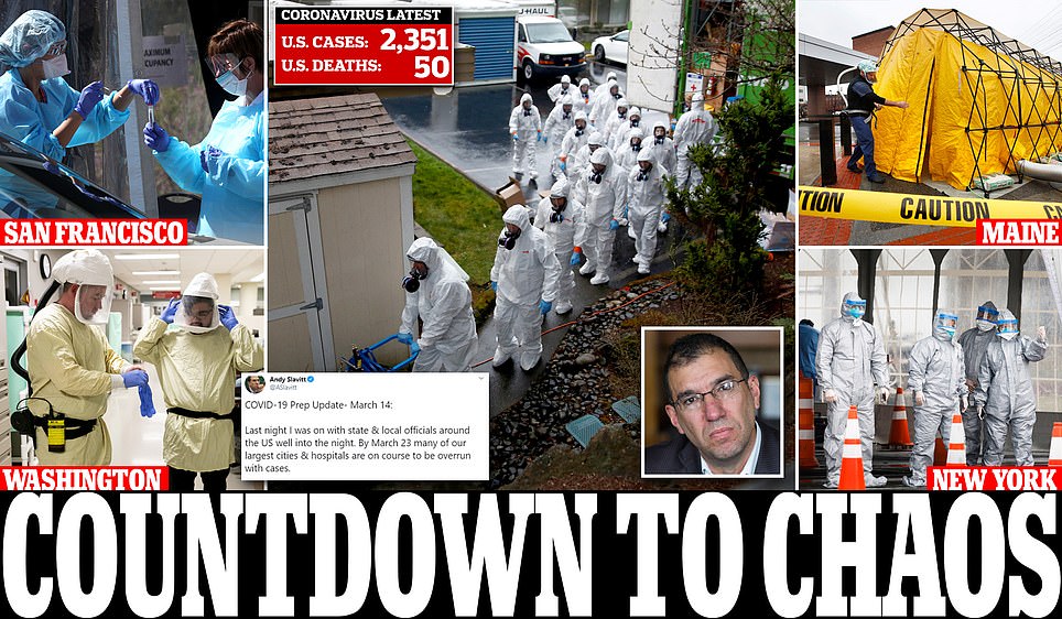 America's hospitals will be overrun in just eight days, Obama's medicare boss warns